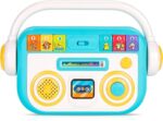 AFKSTL baby music player toy with an easy-grip handle and colorful buttons, designed for toddlers.
