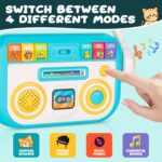 AFKSTL baby music player toy with an easy-grip handle and colorful buttons, designed for toddlers.